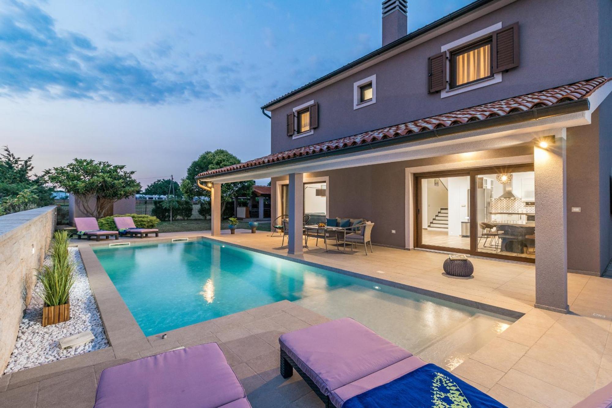 Villa Roma Near Pula For 6 People With Private Pool Jadreski Екстер'єр фото