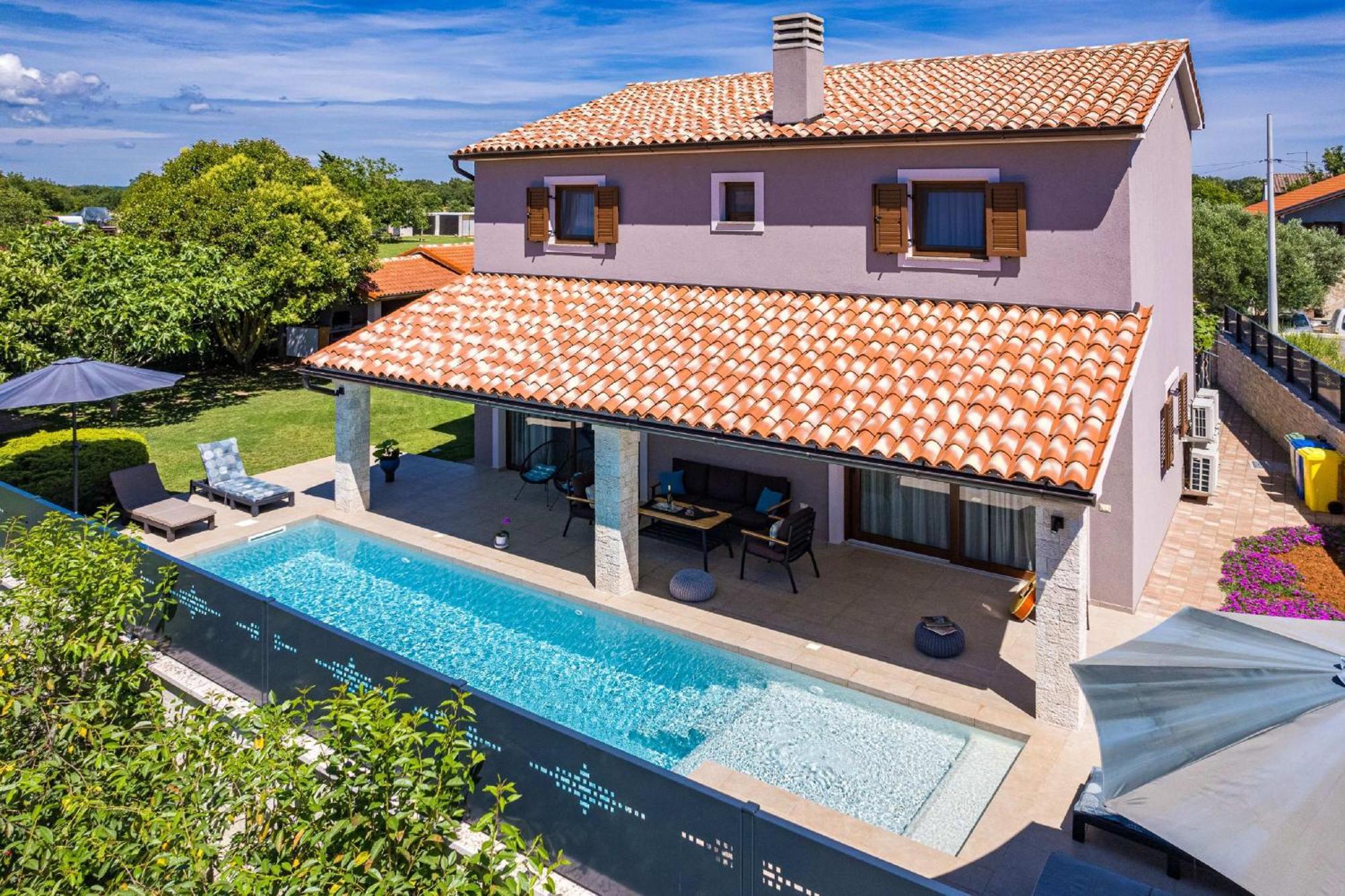 Villa Roma Near Pula For 6 People With Private Pool Jadreski Екстер'єр фото